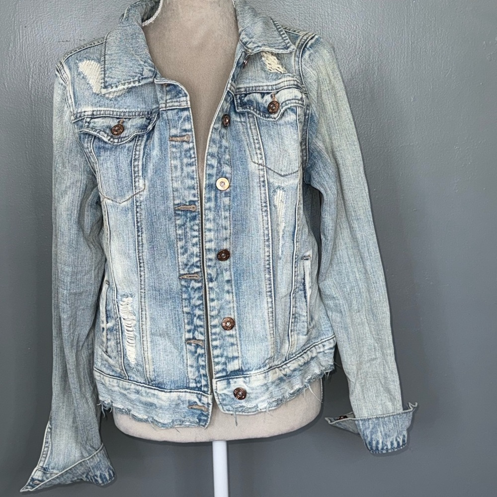 RWH (Rewash Denim) Distressed Denim Jacket